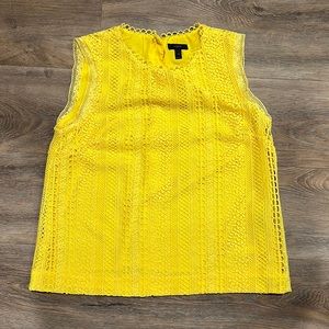 J.Crew blouse sz 10 bright yellow